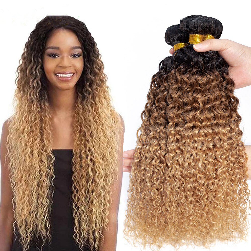 4 Bubbles of Kinky Curly Hair Hair Extensions V839