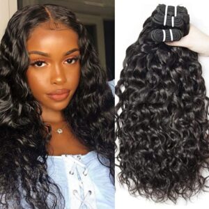 3 Bundle Water Wave Bundles Brazilian Human Hair Bundle 8A CD333