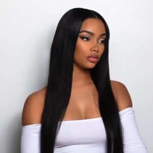 4 Bundles of Natural Straight Hair Raw Indian Virgin Hair CD374