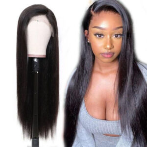 3 Bundles ofdouble drawn bone straight lace frontal human hair wigs human hair wigs straight remy hair wigs CD11T