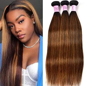 4 Bundles of Indian Straight Human Hair Bundles 9A Virgin Hair Straight Bundles CD34P